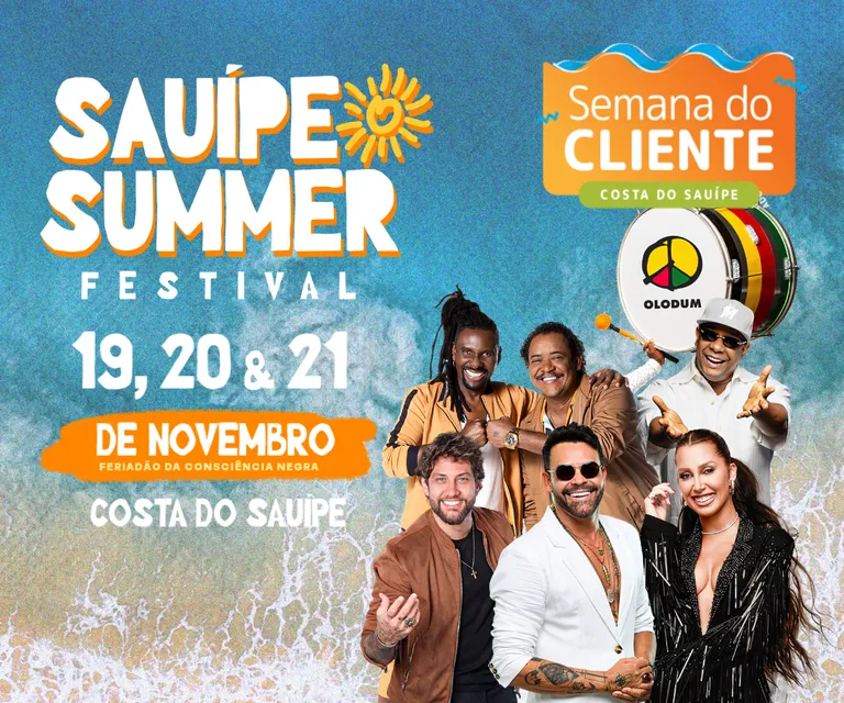 Sauípe Summer Festival | 19 a 22 de novembro